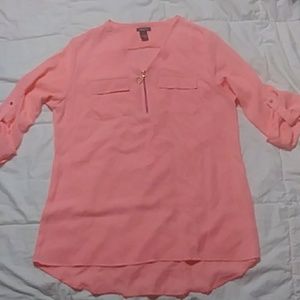 Coral colored top